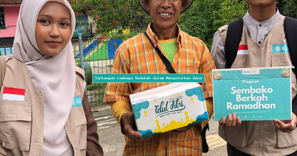 Tantangan Lembaga Sedekah dalam Menyalurkan Dana